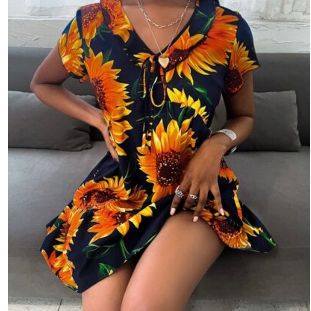 Sun flower dress